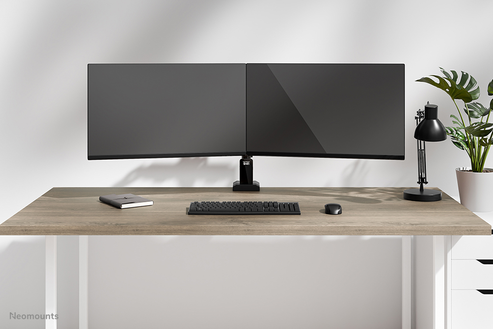 Neomounts DS60-600BL2 Braccio per monitor 10-32" - Quick-fix - 180°-stop